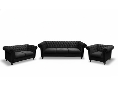 Zestaw sofowy Chesterfield Design Living Room Meble Kanapa 321 miejsca do siedzenia Kanapy Sofy
