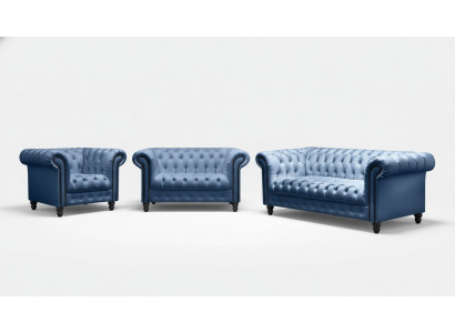 Sofa trzyosobowa Chesterfield Sofa Podkładka Luxury Meble Material Couches