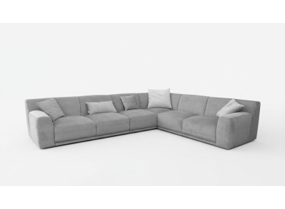 Narożnikowa kanapa LForm Desing Couch Włókienniczy Materiał Żywy krajobraz Zestaw narożny Sofy Kanapy