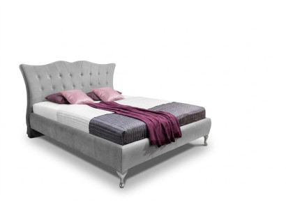 Classic Sypialnia łóżko Włókiennicze Łóżko Materiał Chesterfield 140x200 Podwójne łóżko