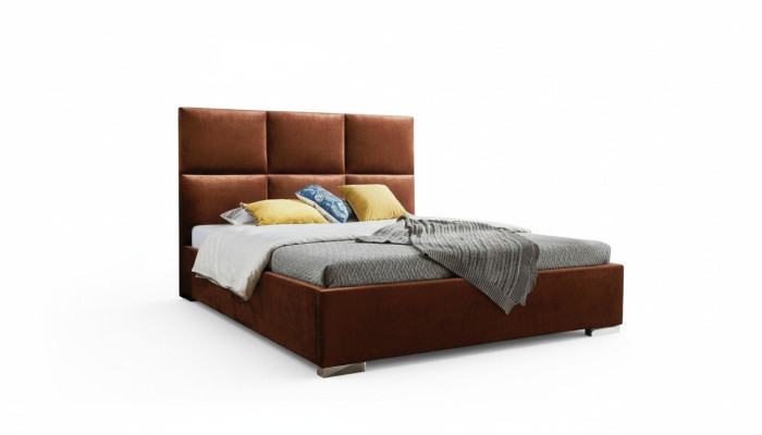 Nowoczesne łóżko Sypialnia Włókiennicze Łóżko Materiał Chesterfield 180x200 Podwójne łóżko