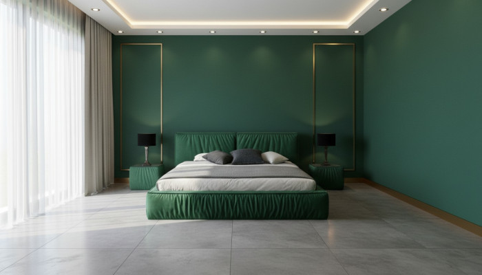 Design bed Sypialnia Zestawy Łóżko 2x Stolik nocny Classic Luxury Meble