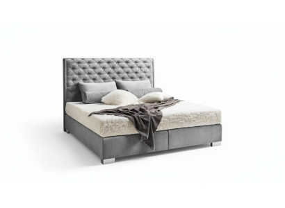Chesterfield Box Spring Łóżko Włókiennicze Sypialnia Meble Moderne łóżka Materiał Nowość