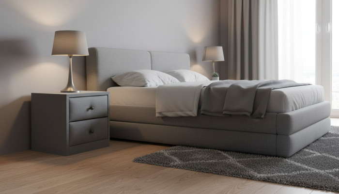Design Stolik nocny Włókienniczy Podkładka Meble Szafki nocne Konsole Sypialnia Materiał