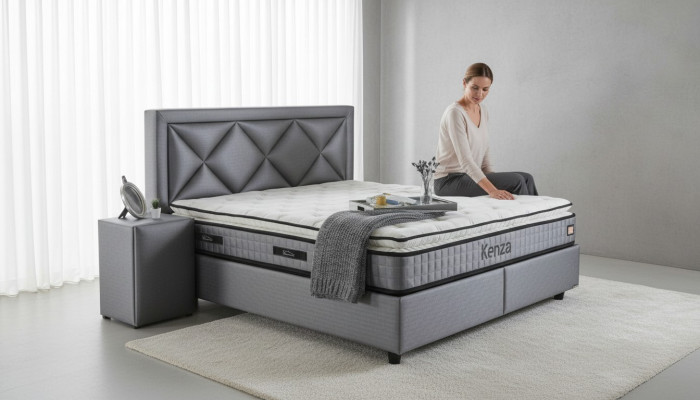 Meble Luksusowe Nowoczesne łóżko Podkładka do łóżka Sypialnia Design