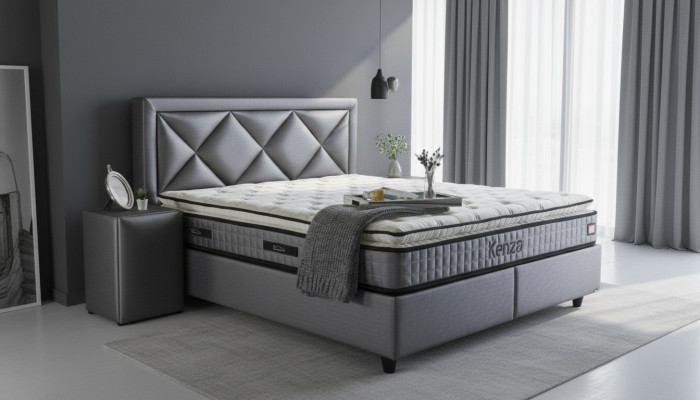 Meble Luksusowe Nowoczesne łóżko Podkładka do łóżka Sypialnia Design