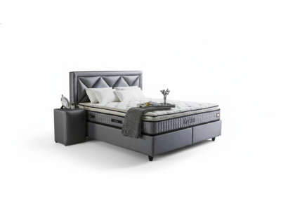 Elegancki zestaw 3-częściowy Stolik nocny Meble luksusowa Sypialnia materac rama łóżka nowość