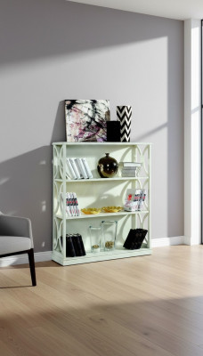 Klasyczna Półka na książki Styl barokowy Szafa półki Włoski design