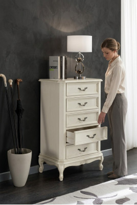 Design Style Classic Kredens Sypialnia Drewno Włoskie Meble Kredens