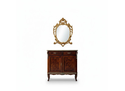 Designerskie Drewno Włoskie Meble Design Meble Style Baroque 2-częściowe Kredens