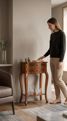 Stół konsolowy włoskie meble Stolik designerski stół do salonu