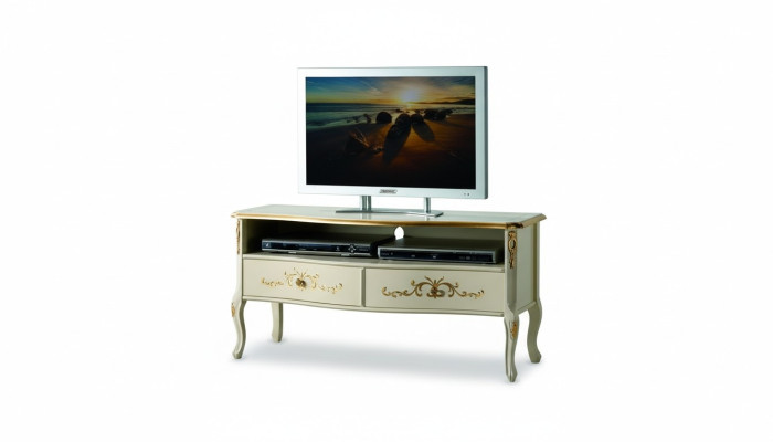 Design Kredens pod telewizor Szafa rtv Meble włoskie Salon Drewno Meble