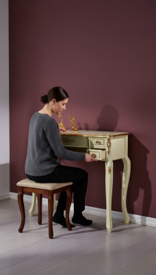 Design Luksusowe Meble Sekretarz Antyk Styl Barokowy Tabela Drewno Włoskie Meble Nowe