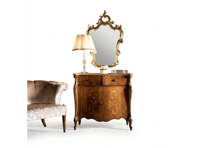 Luksusowe włoskie meble Design Kredens Szafa Brown Drewno Meble Style