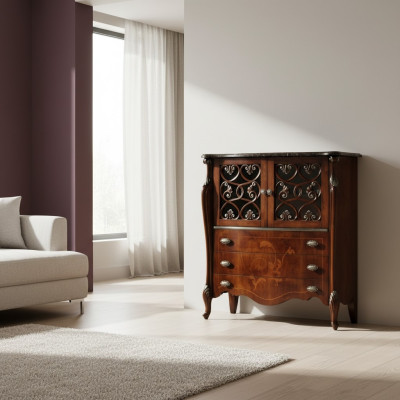 Chic Kredens Szafa Gablota Kredens Design Meble Szafki Komody