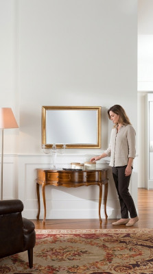 Design Luxury Meble Style Baroque Stół konsolowy konsola Tabela Drewno Kredens