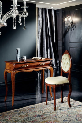 Design Meble Stół konsolowy Brązowe Meble Styl Barokowe Drewno Włoskie Meble Nowe