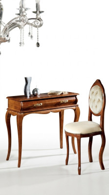 Design Meble Stół konsolowy Brązowe Meble Styl Barokowe Drewno Włoskie Meble Nowe