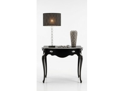Stół konsolowy Black konsola Design Italian Meble Baroque Drewno