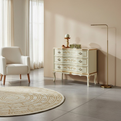 Luxury Design Szafa Prawdziwe drewno Meble Komody Szafa Barokowy Włoski