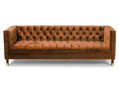 OrangesSofa Chesterfield Couch Włókienniczy Material Couchen Luxus Meble 4-miejsce siedzące
