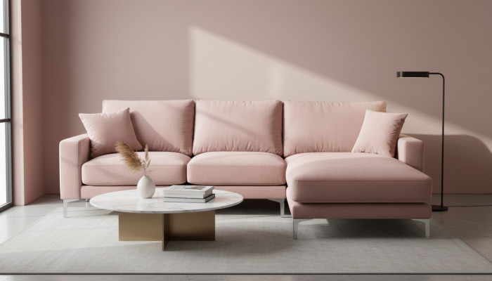 Rosa Narożnikowa kanapa Materiał Projekt Salonu Kanapy Podkładka Sofa Sofy Zestaw narożny Nowość