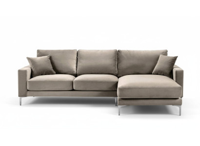 Beżowy Narożnikowa kanapa Materiał Salon Design Kanapy Podkładka Sofa Sofy Zestaw narożny Nowość
