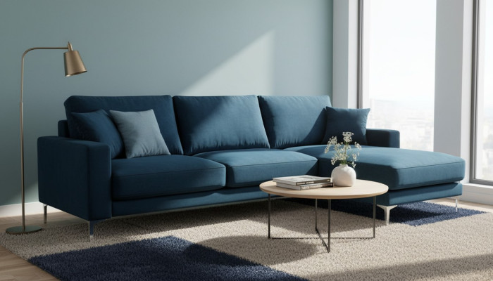 Turkis Narożnikowa kanapa Materiał Projekt salonu Kanapy Podkładka Sofa Sofy Zestaw narożny