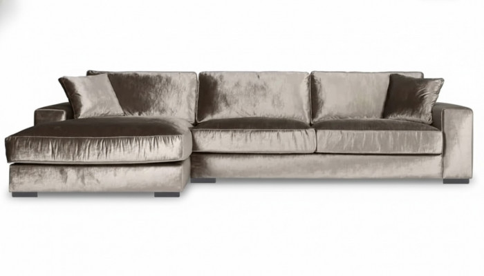 Brązowy Narożnikowa kanapa Materiał Projekt Salonu Kanapy Podkładka Sofa Sofy Włoskie