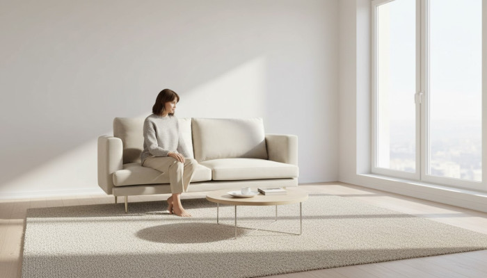Włoskie meble Trzyosobowa sofa Współczesny design Kuchnie Kanapa Tkanina Aksamitna Beżowy Materiał