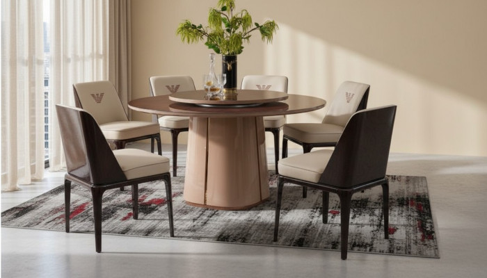 Stół obiadowy Tabela Meble fotel Krzesło komplet 5 sztuk. Grupa Design jadalnia