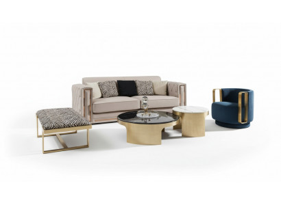 Stołek Zebra Salon Stal nierdzewna Nowy Nowoczesny Design Meble Luksusowe
