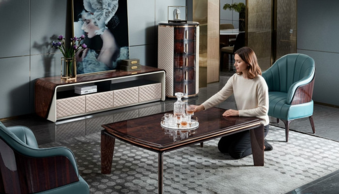 stolik kawowy Szafka stojąca Kredens luksusowe sofy Drewno Design Meble kanapy do salonu