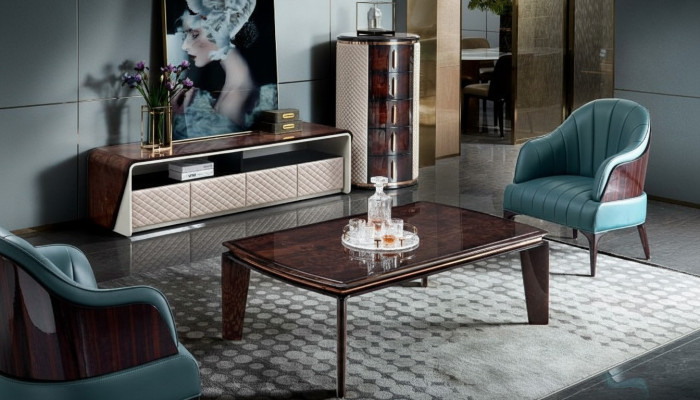 stolik kawowy Szafka stojąca Kredens luksusowe sofy Drewno Design Meble kanapy do salonu