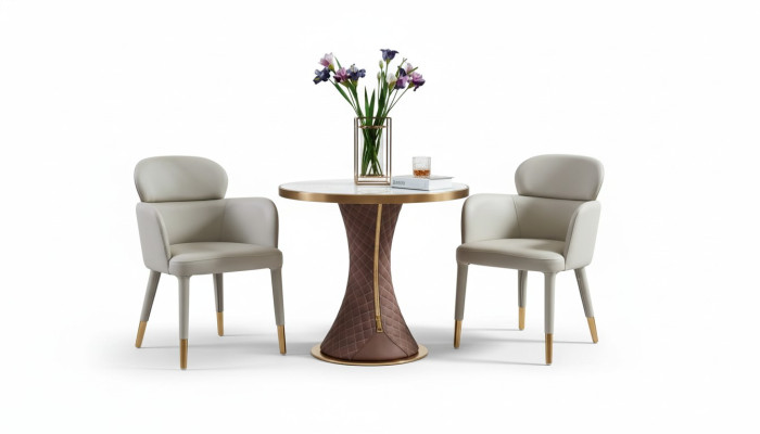 Kawa Tabela Biały Marmur Nowy Stolik Modern Design Meble Luxury
