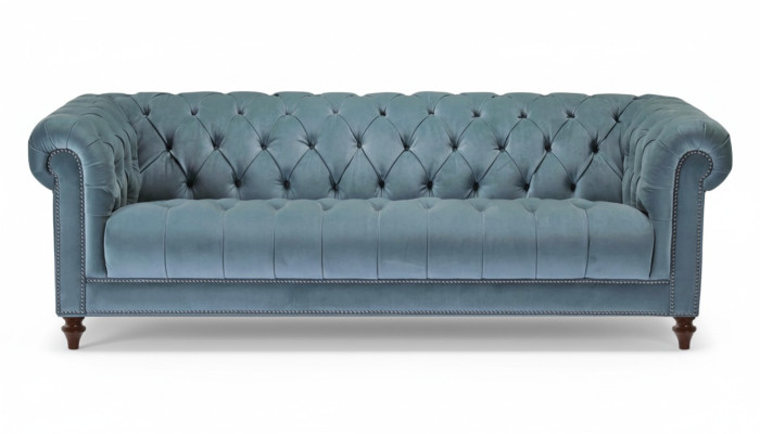 Kanapy Chesterfield Turkis Design Podkładka Sofa Nowy Trzyosobowy Materiał Salon