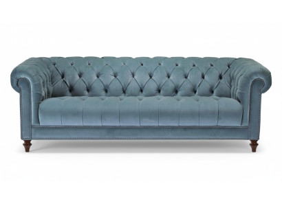 Kanapy Chesterfield Turkis Design Podkładka Sofa Nowy Trzyosobowy Materiał Salon