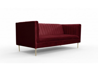Bordaux czerwony luksusowy kanapa tapicerowana sofa burgundzka dwuosobowa sofy kanapy salon