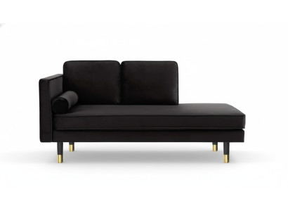 Szezlong Creative Meble Nowy salon Nowoczesny design Czarna sofa