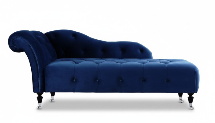 Eleganckie leżanki Chesterfield z guzikami aksamitne chaise longue.