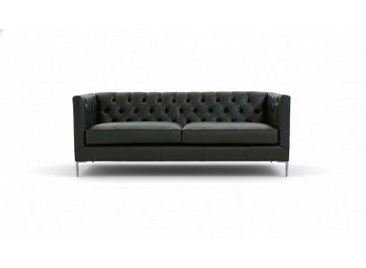 Umeblowanie salonu Sofa Design Czarne Włoskie meble w stylu włoskim Stoff