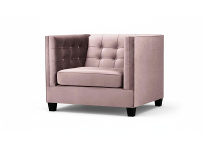 Fotel Chesterfield Włókienniczy Materiał Creative Meble Nowy Nowoczesny Salon Fioletowy