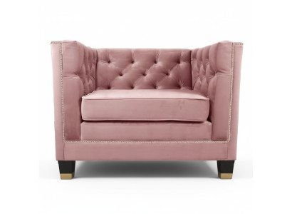 Fotel Chesterfield Włókienniczy Materiał Fioletowy Kreatywne Meble Nowy Salon Nowoczesny