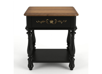 Designerska konsola Night Tablica Luxury Szafki nocne Side Skóra Konsole Drewno Nowe