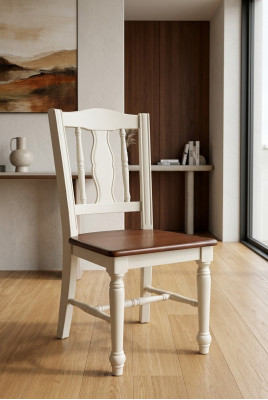 Prawdziwe drewno Meble Krzesło Zestaw jadalnia Design 1 Krzesło Nowy fotel Krzesła country house