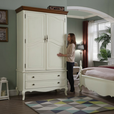 Styl Country House Szafa Design Meble Szafki Sypialnia Biały Szafa Nowość