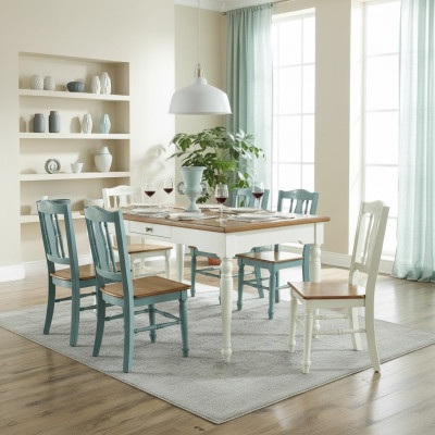 Stół obiadowy Tabela jadalnia salon Drewno Design Krzesła stoły dworek
