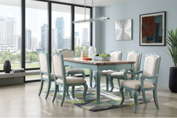 Stół obiadowy Klasyczny designerski stół Drewno Tabela jadalnia salon drewniany stół