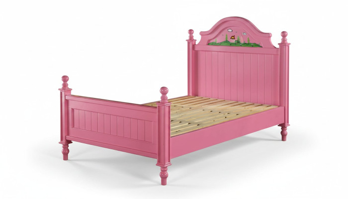 Łóżko Podkładka Design Luksusowe Dwuosobowe łóżko Hotelowe Sleep Pokój Drewno 120x200cm Nowe