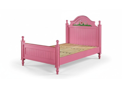 Łóżko Podkładka Design Luksusowe Dwuosobowe łóżko Hotelowe Sleep Pokój Drewno 120x200cm Nowe